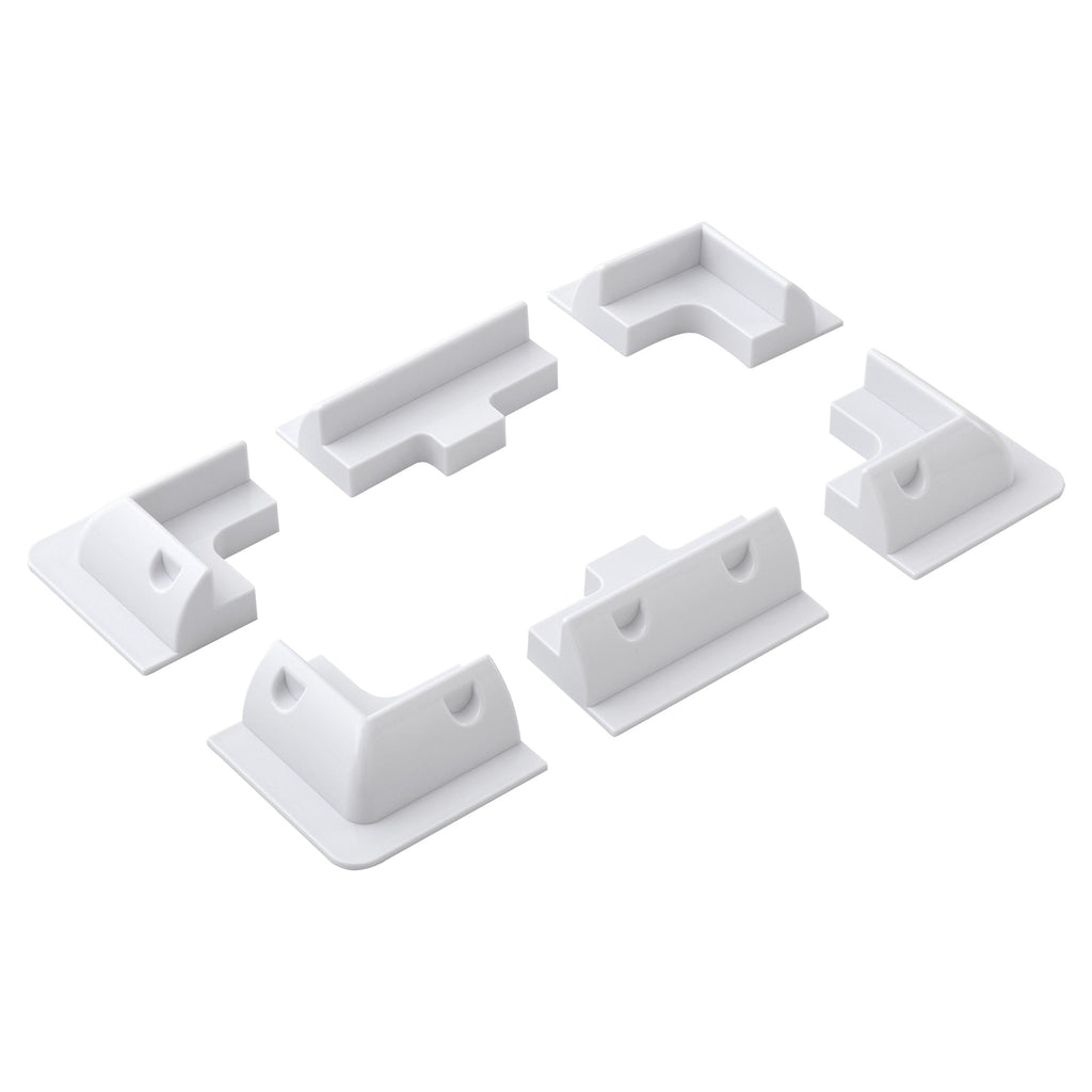 RS-CB6W Corner Bracket Mounts  (White)