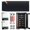 RS-CBK1301A Complete Off-Grid Solar Kit | 13,000W 120/240V Output | 48VDC (30 x 410 Watt - 12.3KW Total)