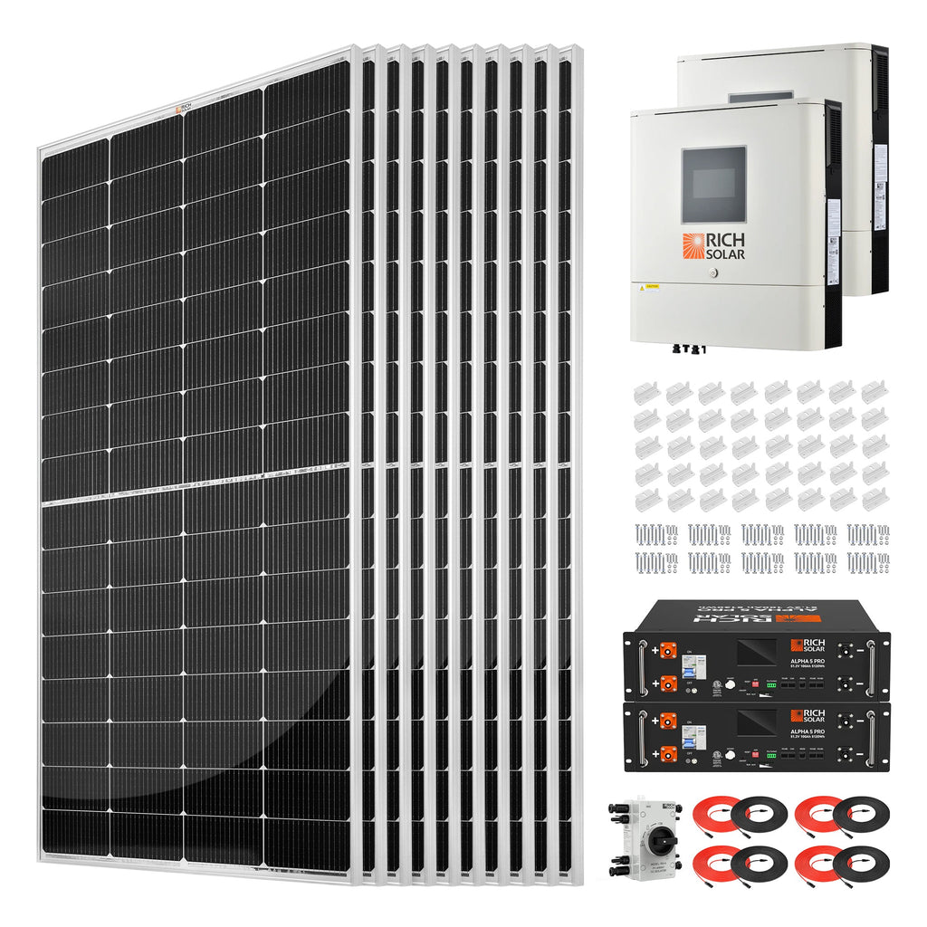 RS-CBK2500240 2500W 48VDC-240VAC Solar Kit