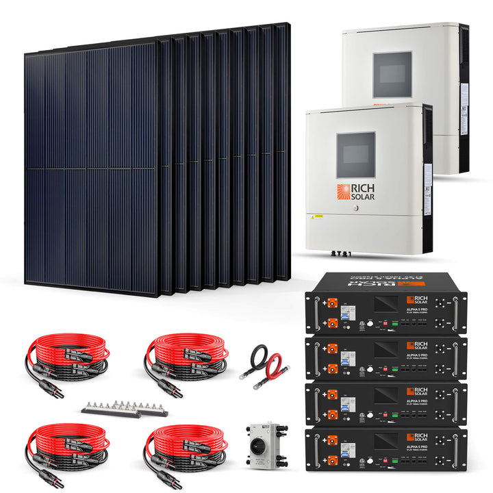 RS-CBK4000240 4000W 48VDC-240VAC Solar Kit