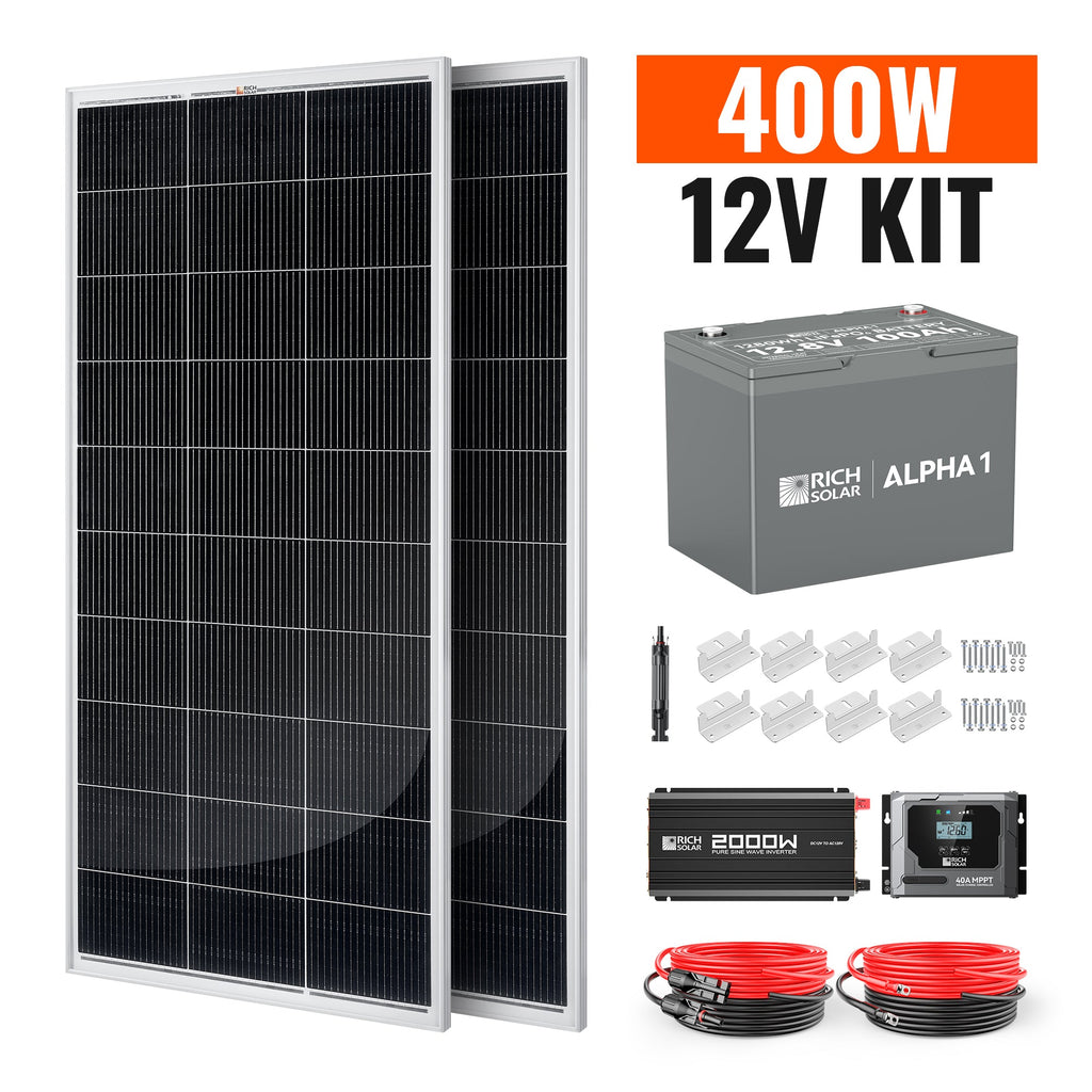 RS-CK400 400 Watt Complete Solar Kit