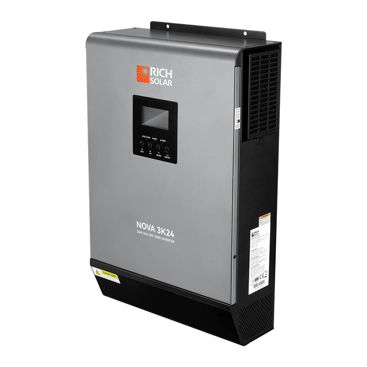 RS-H3024 NOVA MAX 3K | 3000 Watt (3kW) 24 Volt Off-Grid Hybrid Solar Inverter