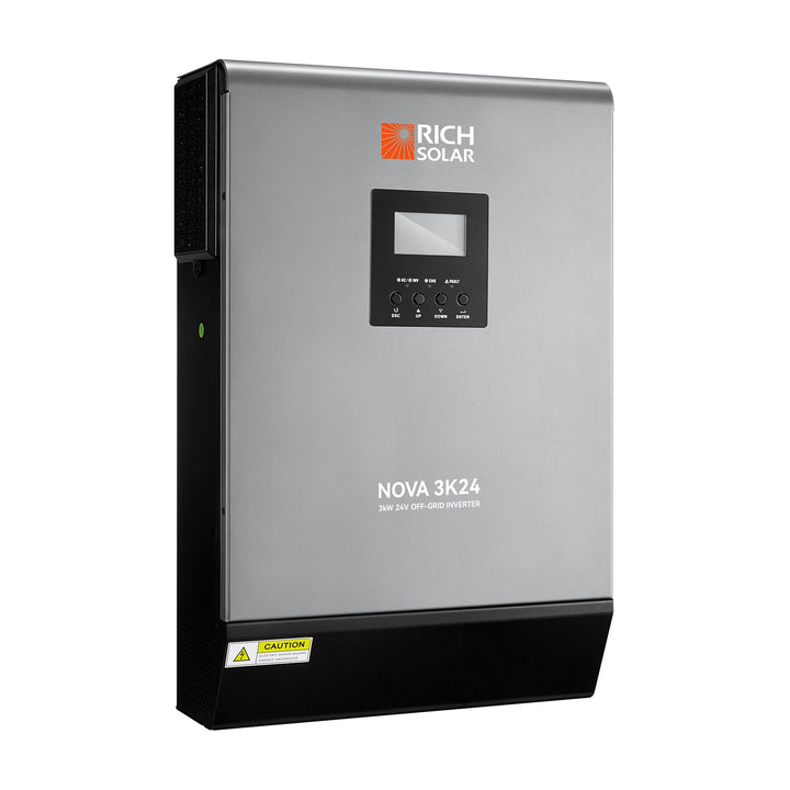 RS-H3024 NOVA MAX 3K | 3000 Watt (3kW) 24 Volt Off-Grid Hybrid Solar Inverter