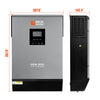 RS-H3024 NOVA MAX 3K | 3000 Watt (3kW) 24 Volt Off-Grid Hybrid Solar Inverter