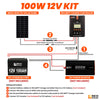 RS-K1002 100 Watt Solar Kit