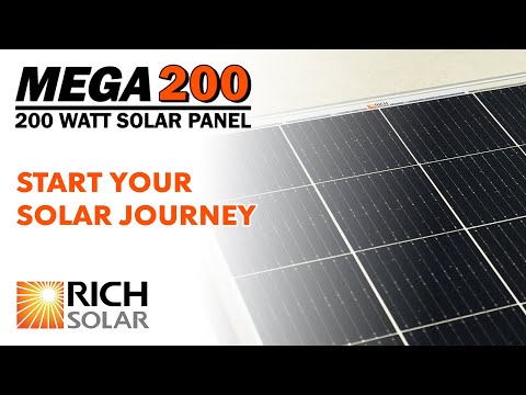 RS-M200 MEGA 200 | 200 Watt Solar Panel