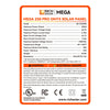 RS-M250P MEGA 250 PRO | 250 Watt 24 Volt Solar Panel