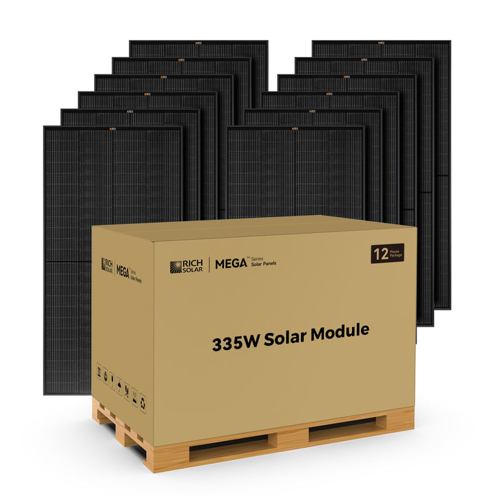 RS-M335-12 MEGA 335 - 12 (335 watt solar panels) (12 Panels)