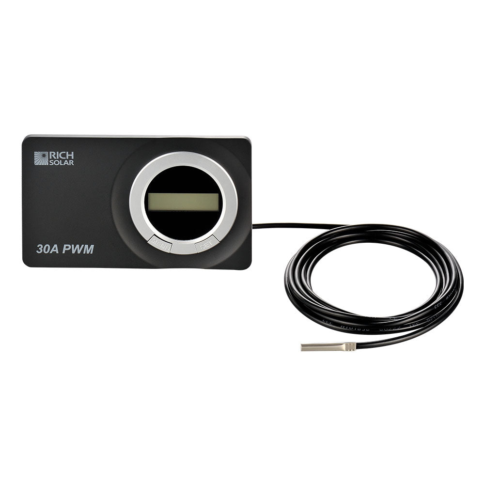 RS-PWM30RV 30 Amp Flush Mount PWM Solar Charge Controller