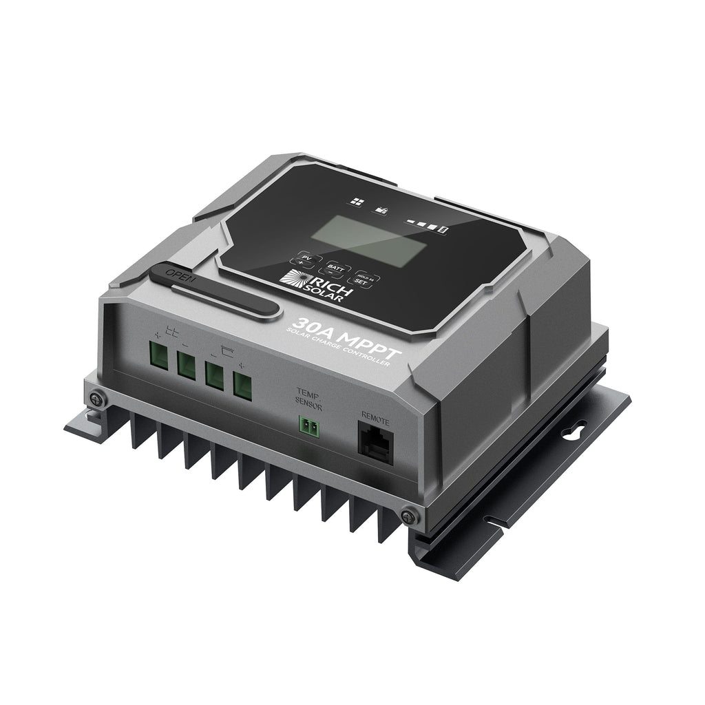 RS-PWM30WP BRAVO Waterproof 30 | 30 Amp Waterproof PWM Solar Charge Controller