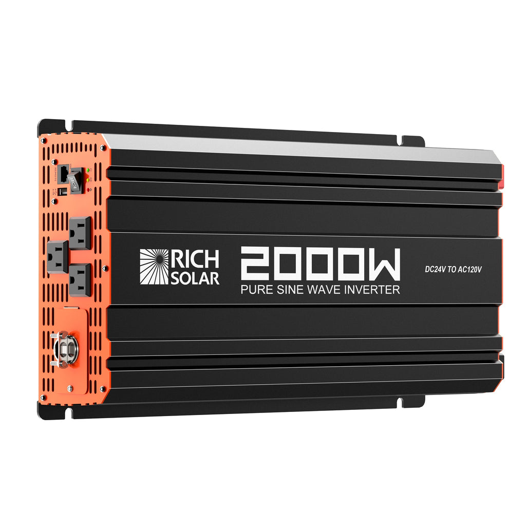 RS-V2P24 NOVA PURE MAX 2K | 2000 Watt (2kW) 24 Volt Industrial Pure Sine Wave Inverter