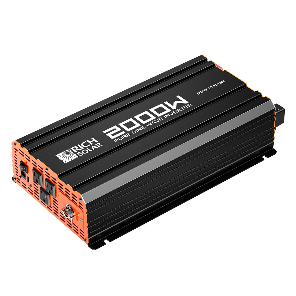 RS-V2P24 NOVA PURE MAX 2K | 2000 Watt (2kW) 24 Volt Industrial Pure Sine Wave Inverter