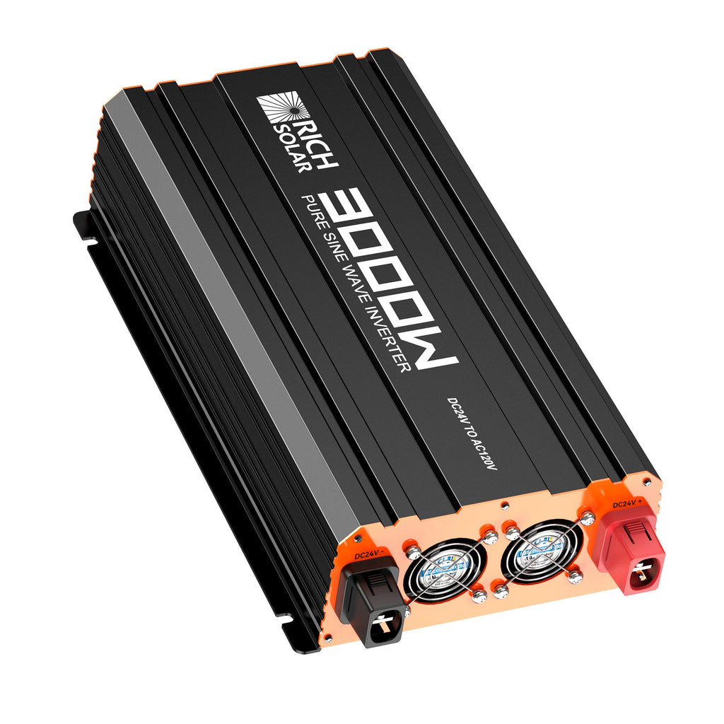 RS-V3P24 NOVA PURE MAX 3K | 3000 Watt (3kW) 24 Volt Industrial Pure Sine Wave Inverter
