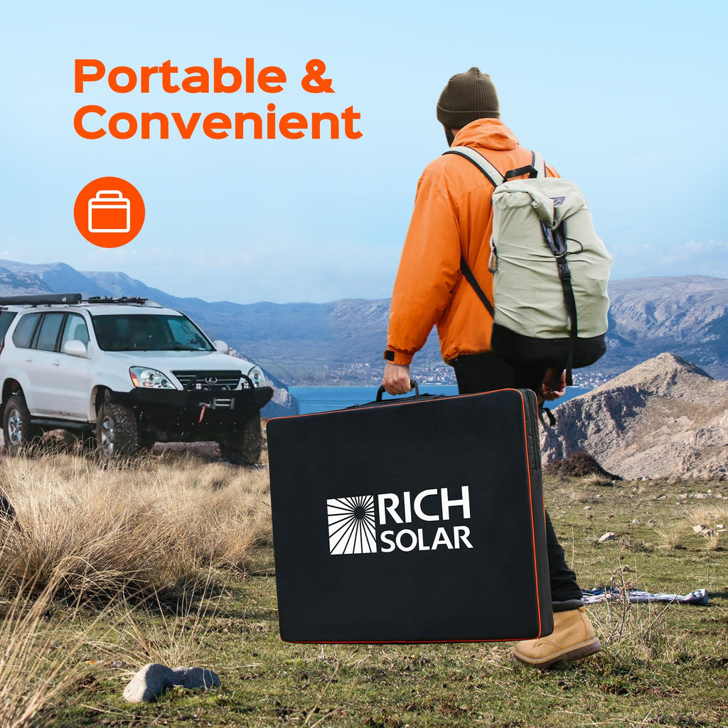 RS-X200B MEGA 200 Portable Briefcase Solar Panel