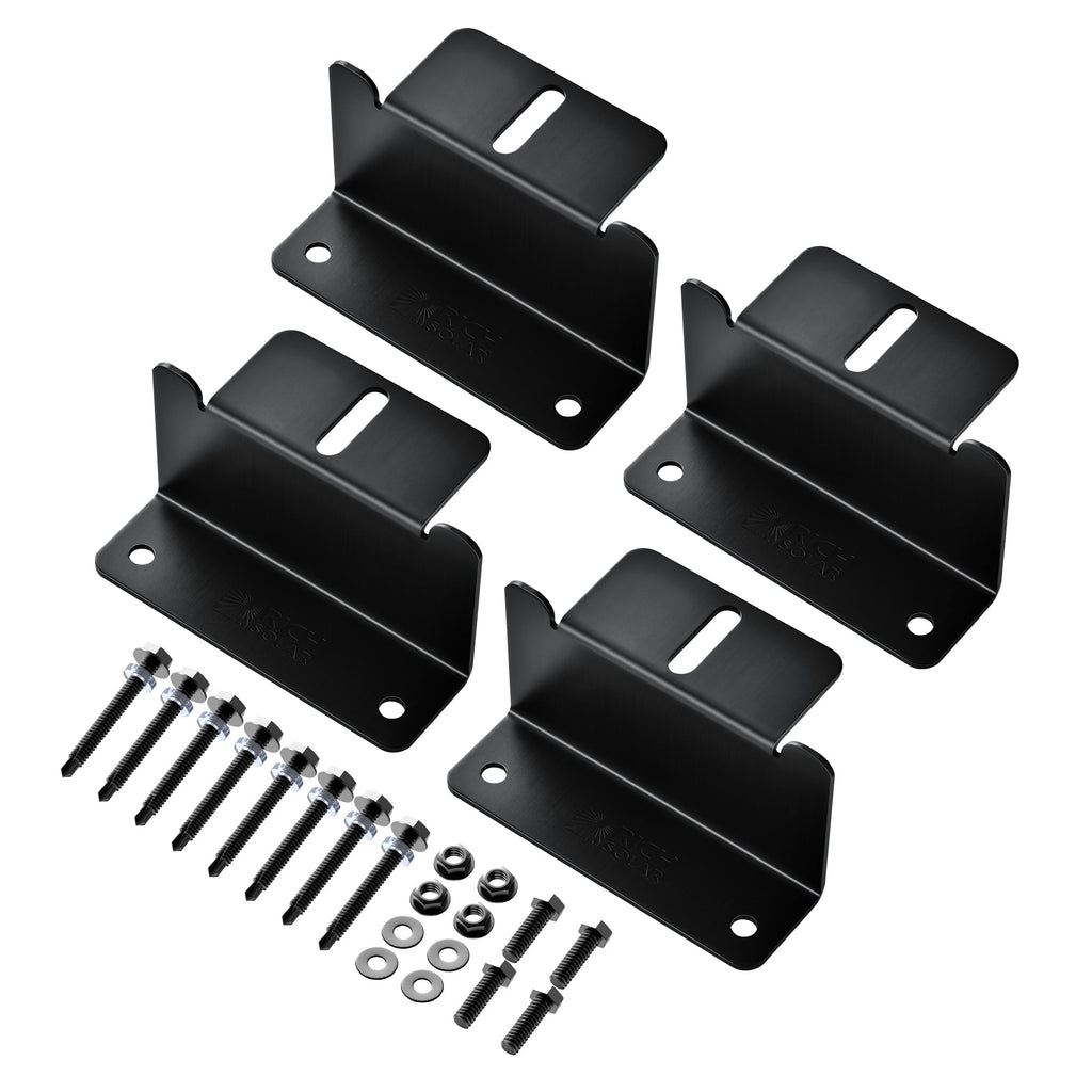 RS-ZB4C Z-Brackets Mounting Hardware Z-Brackets with Screws (3/4")