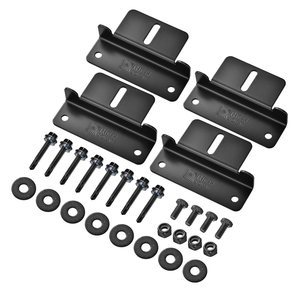 RS-ZB4C Z-Brackets Mounting Hardware Z-Brackets with Screws (3/4")