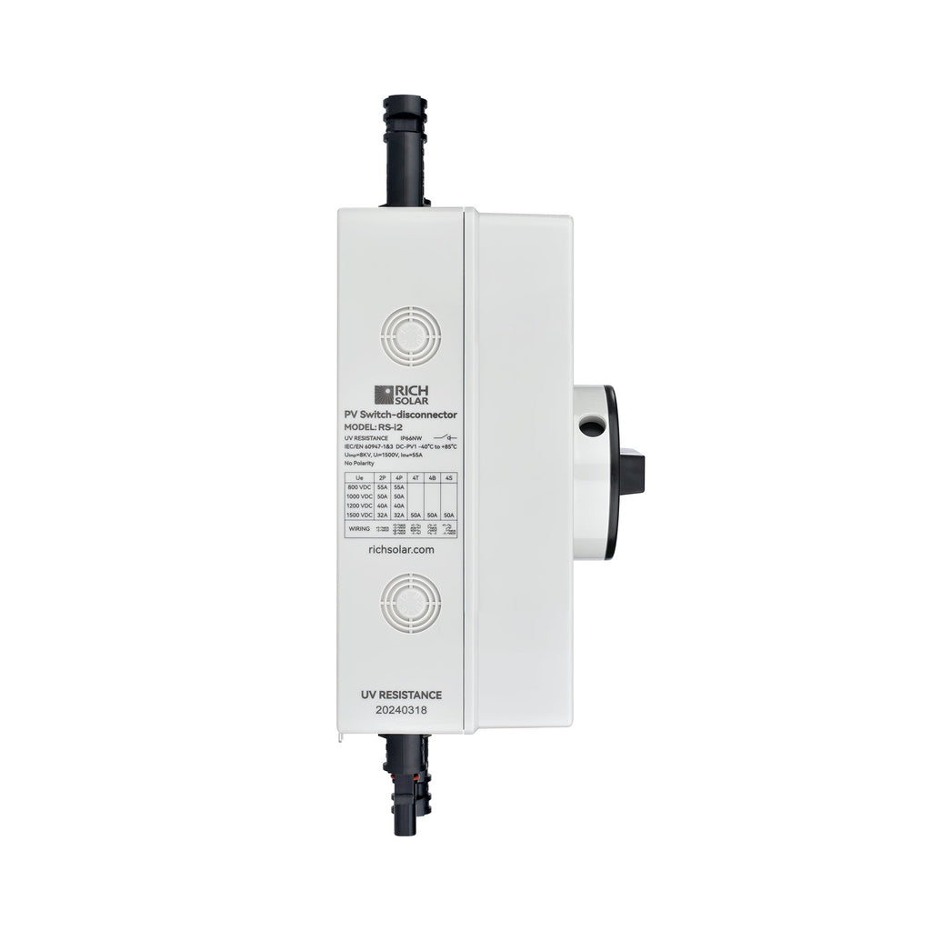 RS-i2 Solar PV DC Quick Disconnect Switch