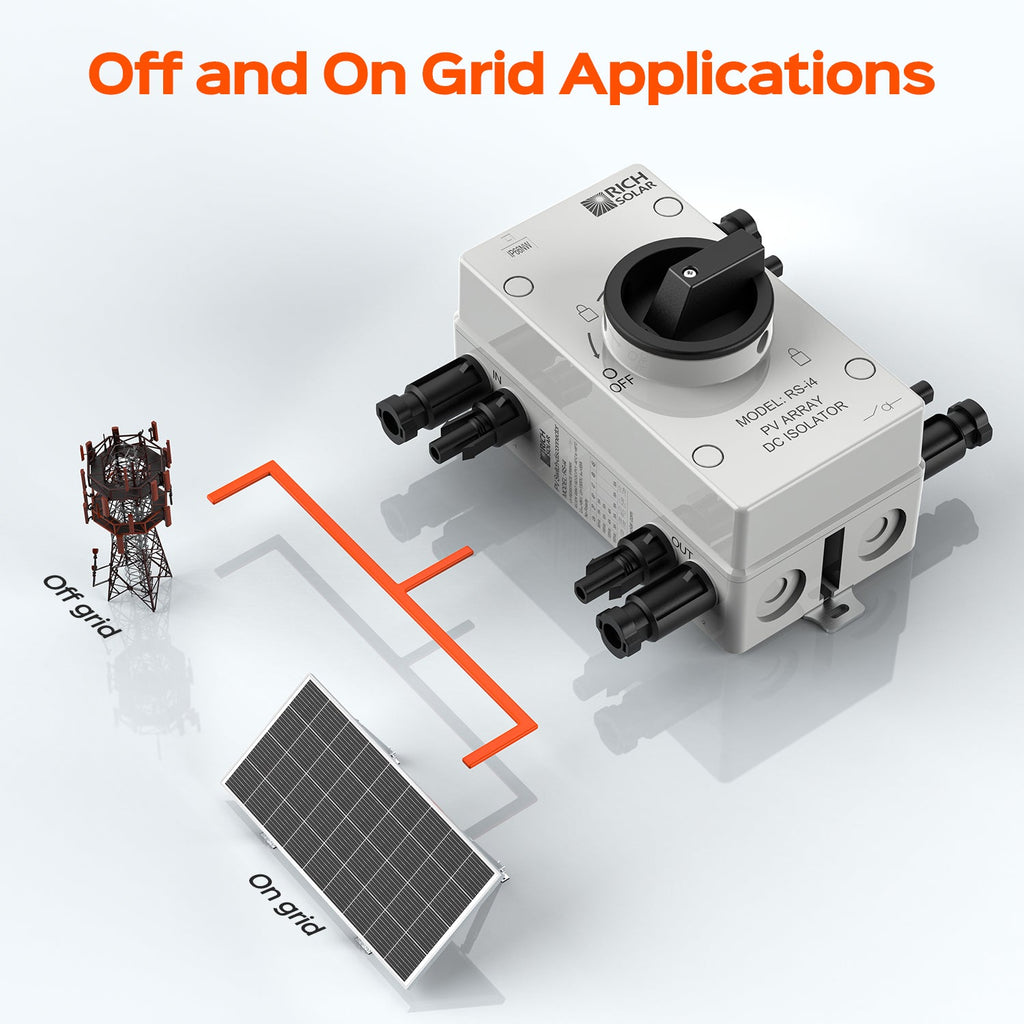 RS-i4 Solar PV DC Quick Disconnect Switch
