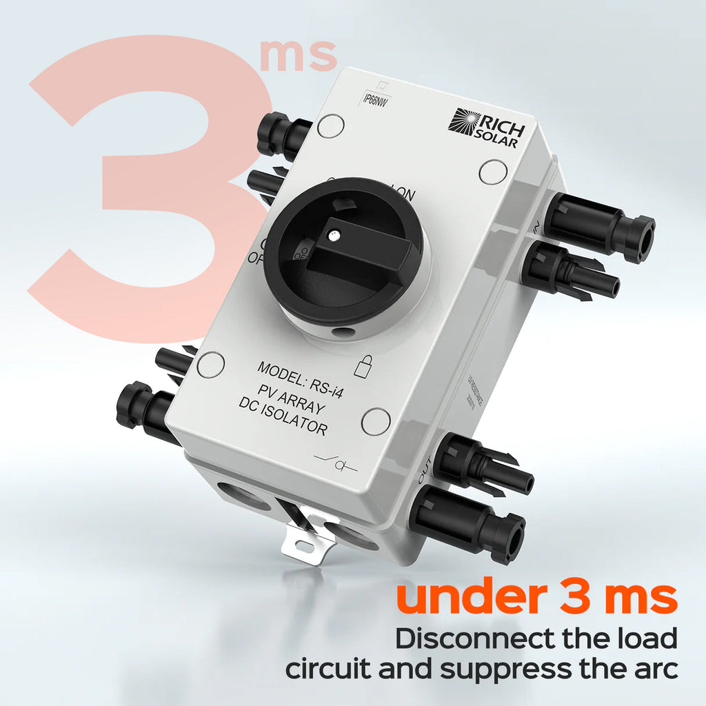 RS-i4 Solar PV DC Quick Disconnect Switch