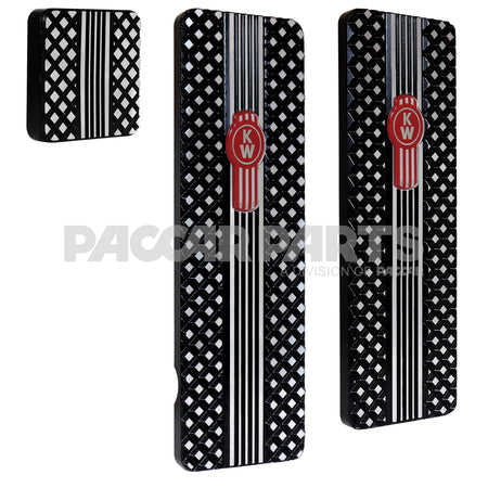 RWP235-5BP-KW Pedal Set Blk Pwdr Coat Kw Logo 9406