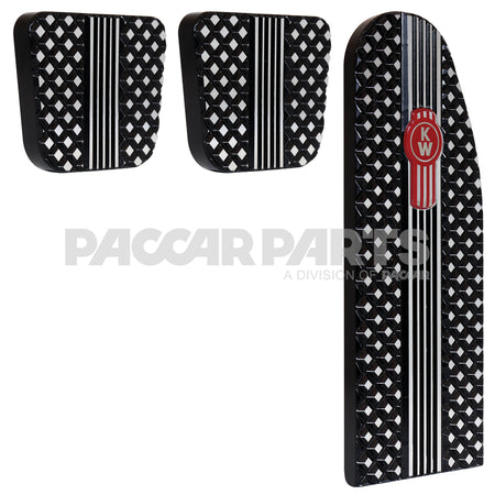 RWP235-7BP-KW Pedal Set Blk Pwdr Coat Kw Logo 14