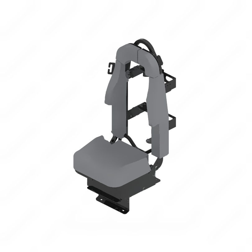 SET 185978LG402 SEAT-STATIC,SCBA,GRY VL/CRDR