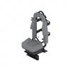SET 185980LG402 SEAT-STATIC,SCBA,GRY VNYL/CRDR