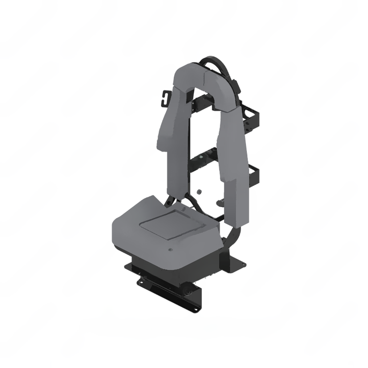 SET 185980LG402 SEAT-STATIC,SCBA,GRY VNYL/CRDR