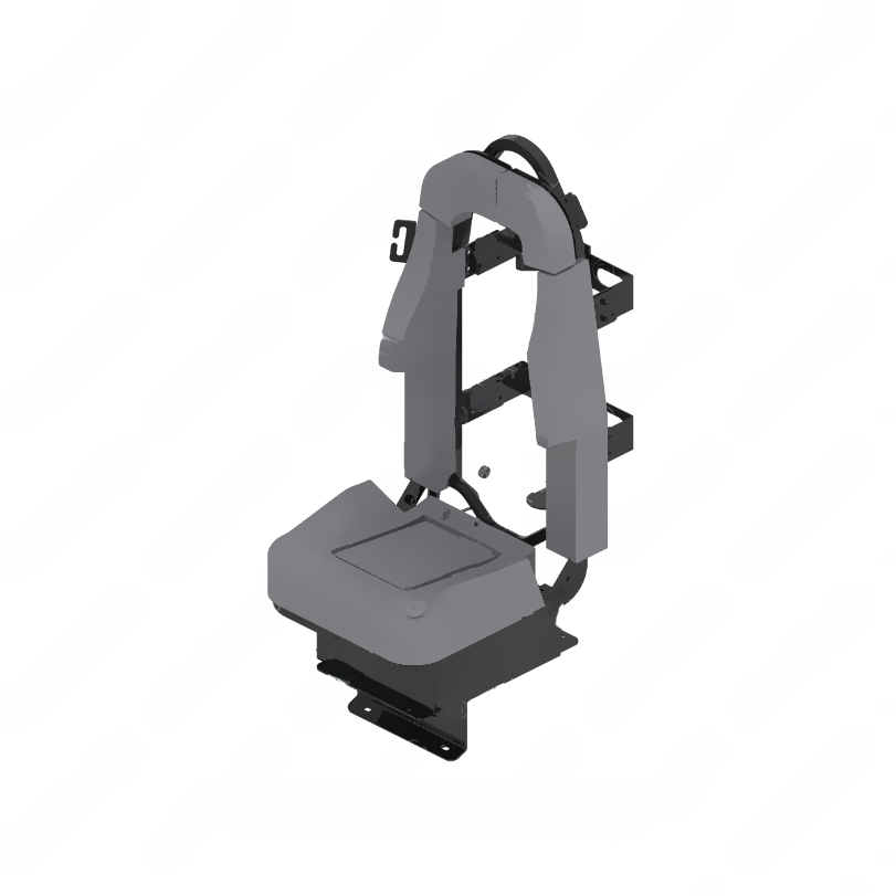 SET 185981LG402 SEAT-STATIC,SCBA,GRY VNYL/CRDR