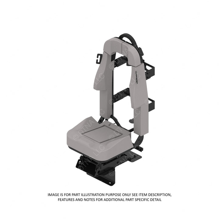 SET 185983VG401 SEAT-AIR SUSP,SCBA,VINYL/VINYL