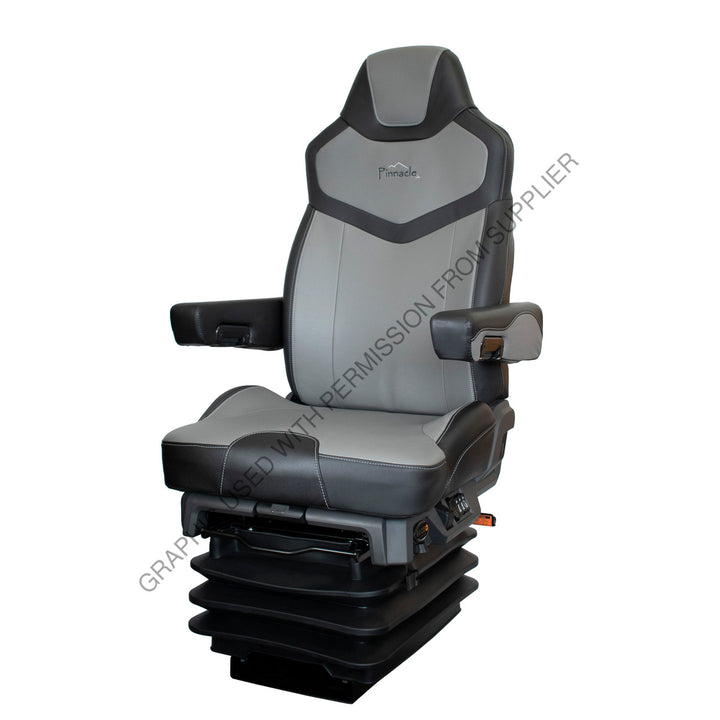 SET 187300MWH665 SEAT-FRONT, PINNACLE HEAT, BLK DL GRY DL