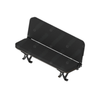 SET 188523CN837 SEAT,3MAN,FLDNG,CREW,BLK CRDRA