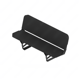 SET 188524CN837 SEAT,BENCH,3MAN,CREW,BLK CRDRA