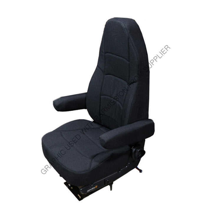 SET 189800FA31 SEAT-HRTG SILVER HB 20IN 15 BLK TUFTX