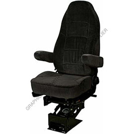SET 189800KA21 SEAT-HERITAGE SILVER HB 20" BLK SYNC