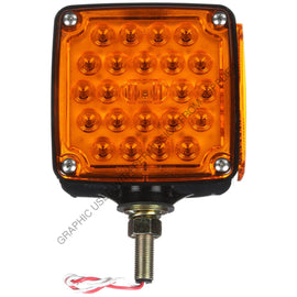 SIG 2752 SQUARE LED PEDESTAL LAMP AMBER/AMBER