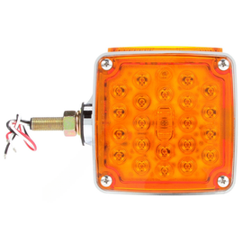 SIG 2756 SQUARE LED PEDESTAL LAMP RED/YELLOW