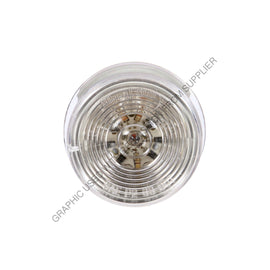 SIG 3051A LAMP M/C LED 2IN. AMBER 12V CLEAR LENS