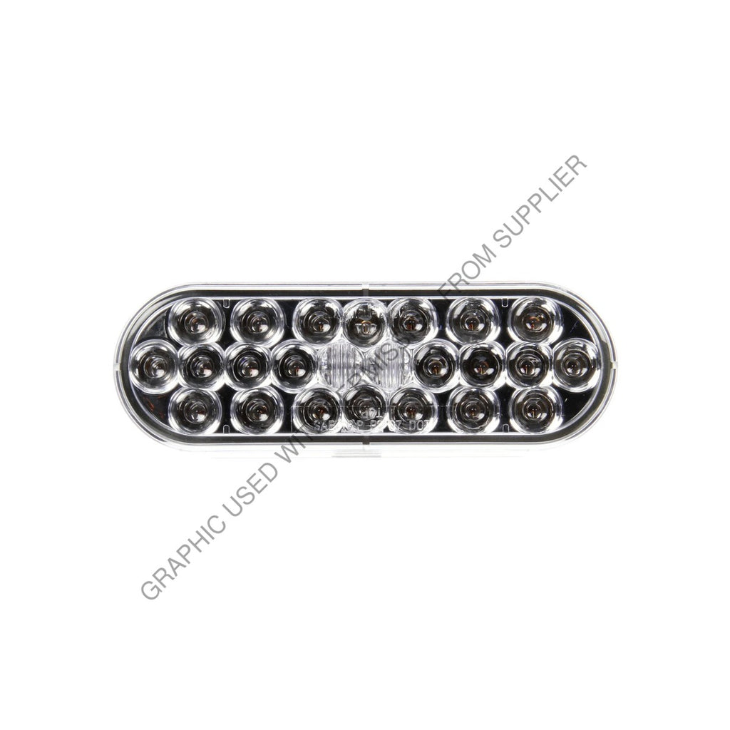 SIG 6051A LAMP FRONT/REAR TRN AMBR LED, CLR LENS