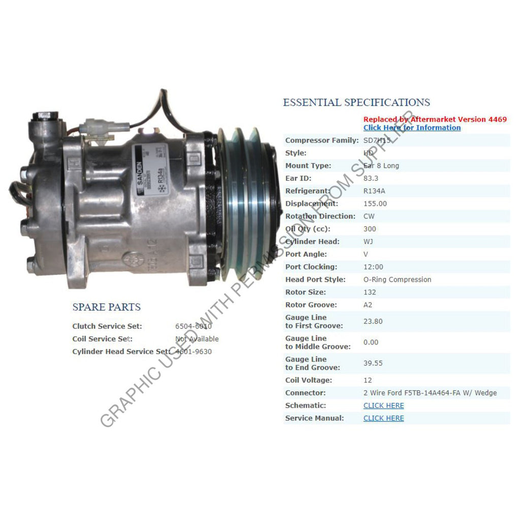 SKI 4603 9910 COMPRESSOR ONLY