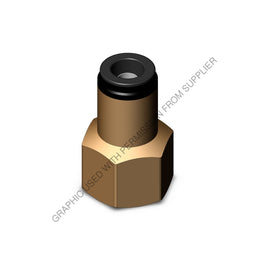 SMC KV2F11 37 DOT FITTING FEMALE 3/8" NPT 1/2-14 THREA