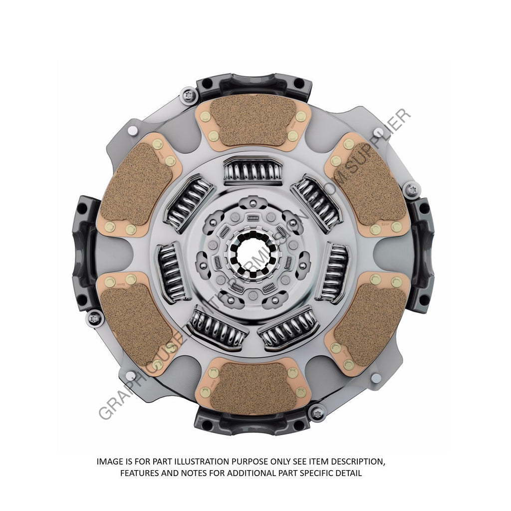 SP  108334 6 CLUTCH 2IN 10 SPLINE EP 15.5IN 2 DISC