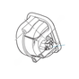 SP  K3638CL KIT, CONNECTOR, INERTIA BRAKE