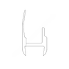 SRU 24180374 RUBBER - FRONT DOOR CU