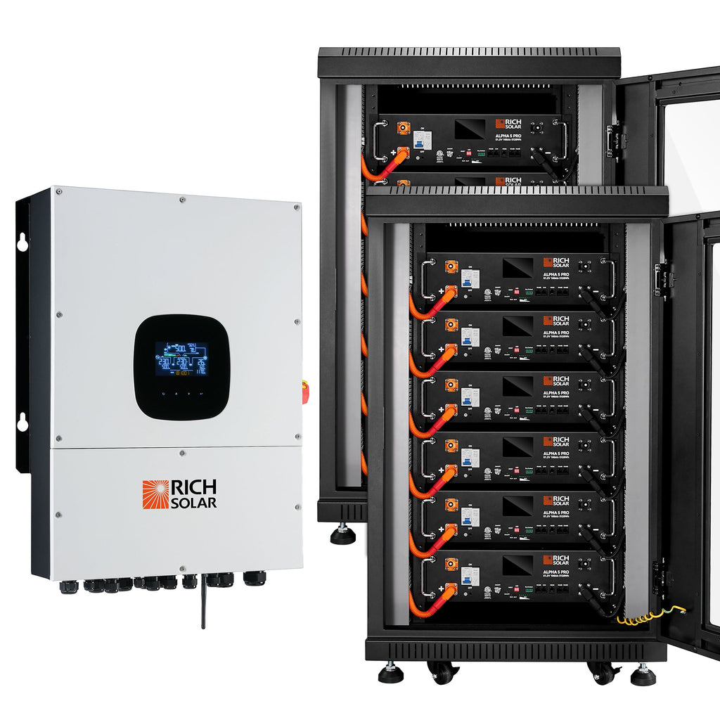 SRx12-H12Kx1-NO NOVA 12K PV Hybrid Inverter Solar Kit | 61.44kWH Server Lithium Battery [KIT-SR0002]