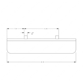 TBB 105828 ASSEMBLY, PIVOT BLOCK/SUN VISOR, 6 X 30,