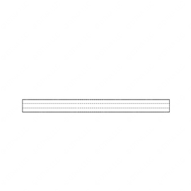 TBB 116739 RAIL SHOULDER 40 in. 42OZ BLACK