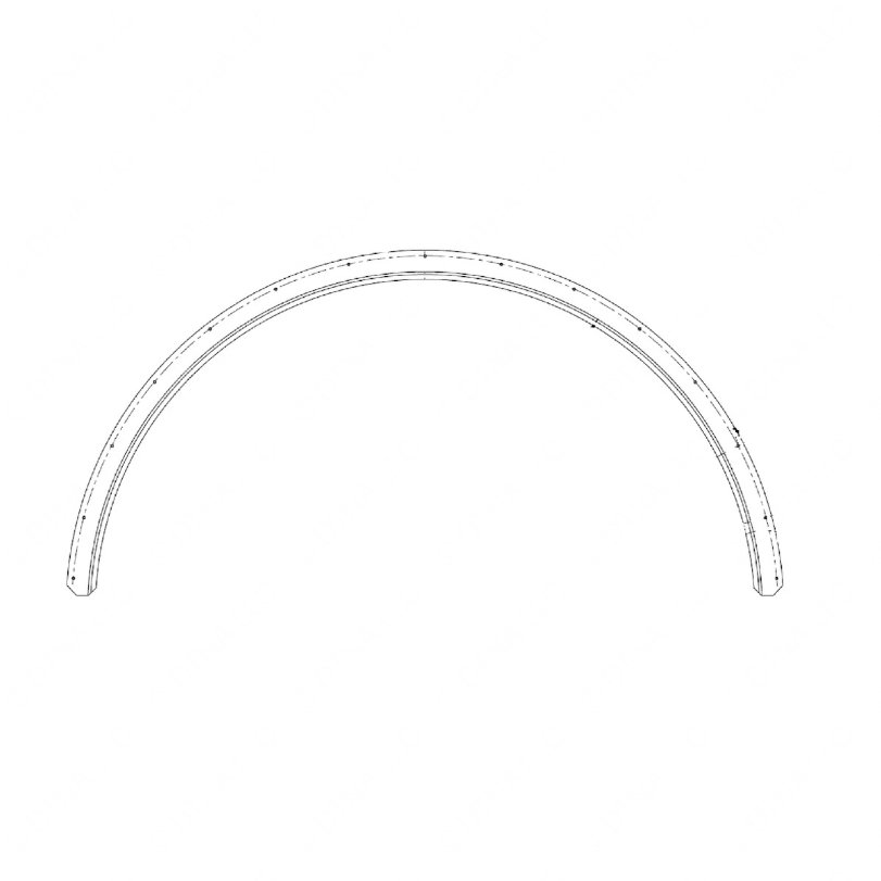TBB 117694 FENDERETTE STEEL 20 INCH