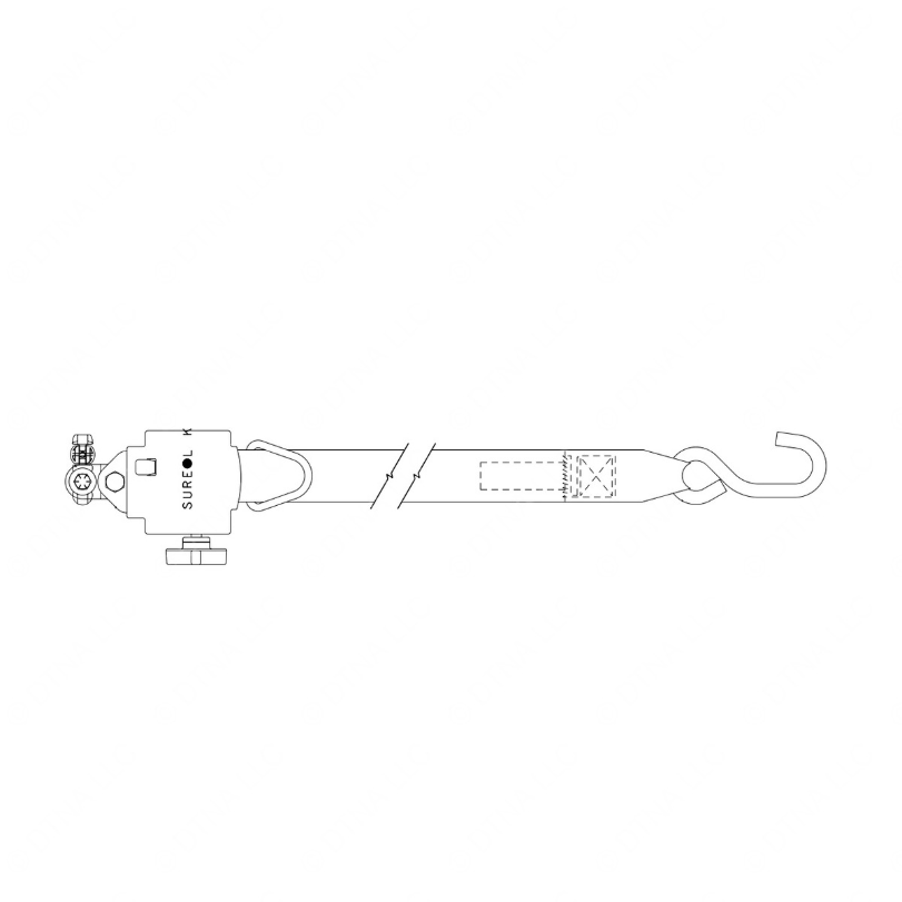 TBB 117776 RESTRAINT KIT, WHEELCHAIR SYSTEM, SURE-L