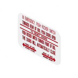 TBB 117865 English Label Instr Emerg Override Air
